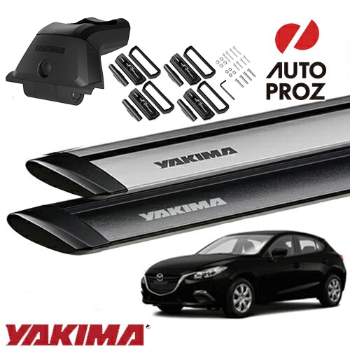 YAKIMA 正規品 マツダ アクセラハッチバック BM,BY系に適合 フィックスポイント付き車両 スカイラインタワー パッド22 ジェットストリームバーS