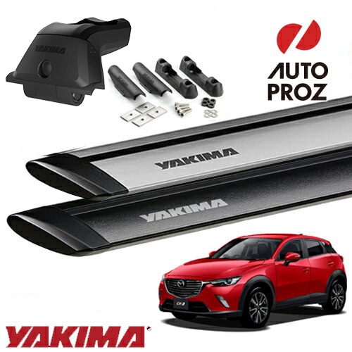 YAKIMA 正規品 マツダ CX-3 フィックスポイント付き車両用 ベースラックセット スカイラインタワー ランディングパッド22 ジェットストリームバーS