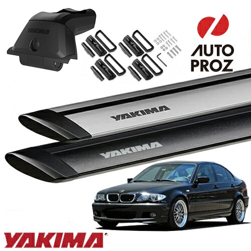 YAKIMA 正規品 BMW 3シリーズセダン E46型 フィックスポイント付き車両 スカイラインタワー ランディングパッド22 ジェットストリームバーS