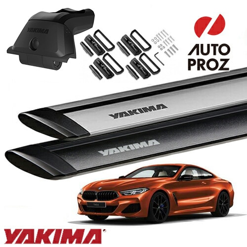 YAKIMA 正規品 BMW 8シリーズ 2ドアクーペ G15型 フィックスポイント付き車両 スカイラインタワー ランディングパッド22 ジェットストリームバーS