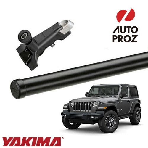 ベースキャリアセット YAKIMA 正規品 ジープ JLラングラー 2ドア ハードトップ 2018年以降現行 レインガータータワー ラウンドバー 147cm/58インチ