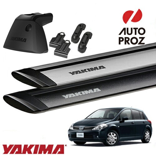 YAKIMA 正規品 ニッサン ティーダ 2004-2012年 C11型用 ベースラックセット ベースライン ベースクリップ127,153 ジェットストリームバーS