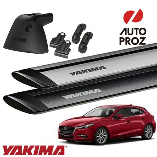 YAKIMA 正規品 マツダ アクセラハッチバック BM,BY系に適合 ベースラックセット ベースライン ベースクリップ130,132 ジェットストリームバーS