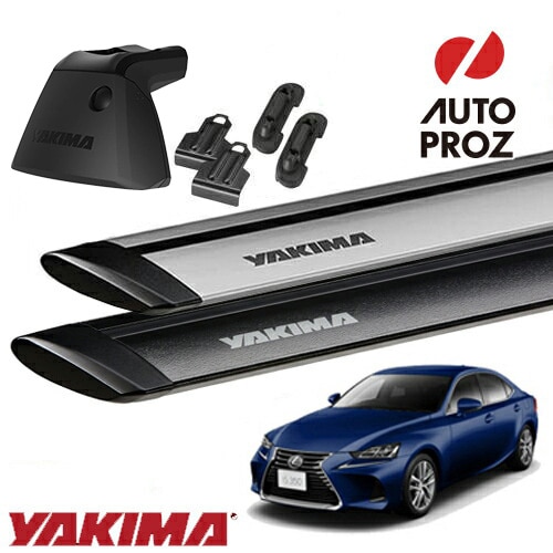 YAKIMA 正規品 レクサス IS 13年以降現行 ASE30/GSE3系/AVE30 ベースラックセット ベースライン クリップ175,159 ジェットストリームバーS