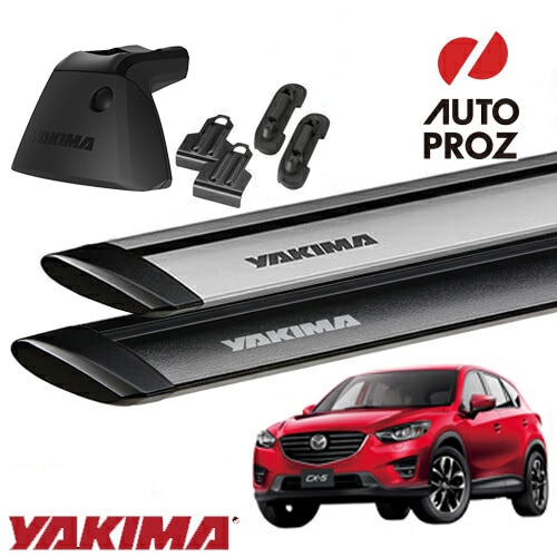 YAKIMA 正規品 マツダ CX-5 2012-2016年式 KE型用 ベースラックセット ベースライン ベースクリップ130,132 ジェットストリームバーS