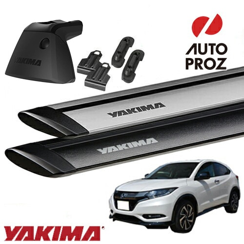 YAKIMA 正規品 ホンダ ヴェゼル ネーキッドルーフ用 ベースラックセット ベースライン ベースクリップ182,184 ジェットストリームバーS