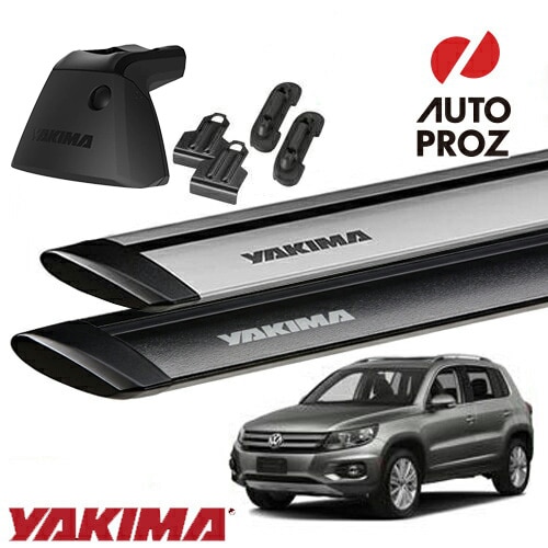 YAKIMA 正規品 VW フォルクスワーゲン ティグアン ベースラックセット ベースライン ベースクリップ117,131 ジェットストリームバーM