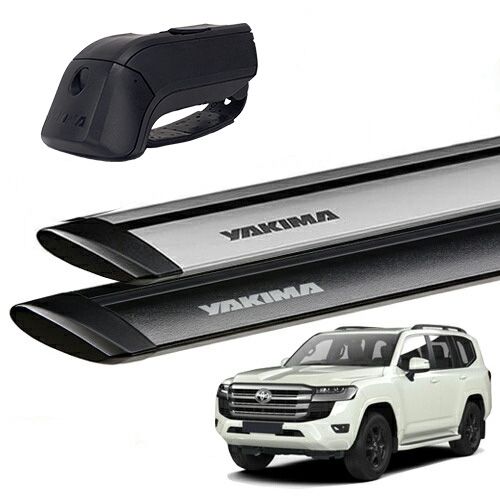 ベースキャリアセット YAKIMA トヨタ ランドクルーザー 300系 2021年以降 ルーフレールあり ティンバーライン ジェットストリームバーM