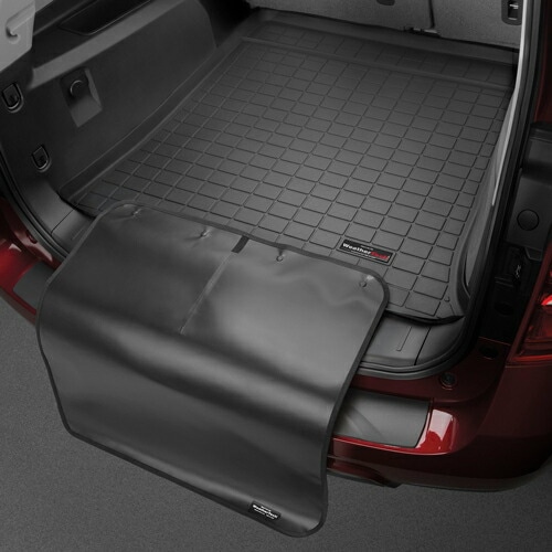 ラゲッジマット ポルシェ タイカン 2020年以降 2列目以降 バンパープロテクター付き カーゴトレー WeatherTech ウェザーテック 正規品