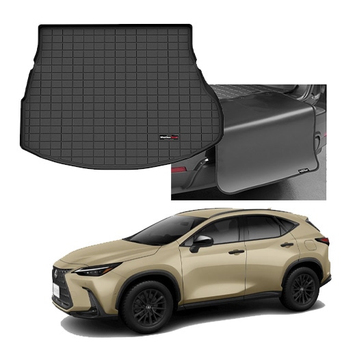 ラゲッジマット レクサス NX ガソリン車 ハイブリッド車 2022年以降 2列目以降 プロテクター付 カーゴトレー WeatherTech 正規品