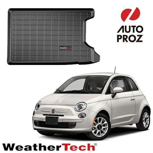 ラゲッジマット フィアット 500/500C 2016年式以降現行 カーゴトレー ブラック WeatherTech ウェザーテック 正規品
