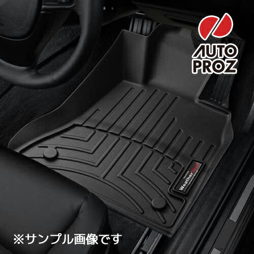 フロアマット マツダ デミオ 2015-2019年式 DJ系 マニュアル用 1列目 右ハンドル用 フロアライナー ブラック Weathertech 正規品