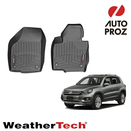 フロアマット フォルクスワーゲン ティグアン 2016-2017年式 1列目 右ハンドル用 フロアライナー ブラック WeatherTech 正規品