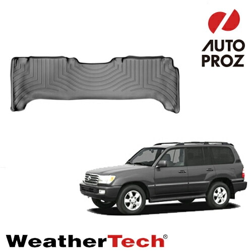 フロアマット トヨタ ランドクルーザー 100系 ランクル シグナス 1998-2007年 2列目 フロアライナー ブラック WeatherTech 正規品