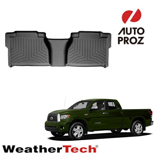フロアマット トヨタ タンドラ ダブルキャブ 2007-2014年式 2列目 フロアライナー ブラック Weathertech 正規品
