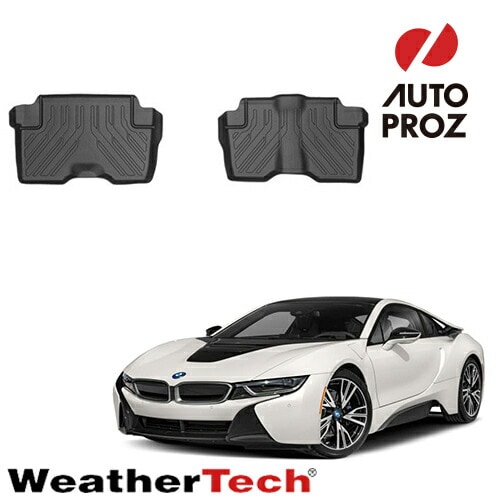 フロアマット BMW i8 2015-2020年式 2列目 フロアライナー 2ピース ブラック WeatherTech ウェザーテック 正規品