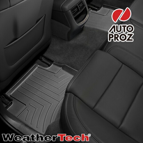 フロアマット ポルシェ パナメーラ 2010年式以降現行 2列目 フロアライナー 2ピース ブラック WeatherTech 正規品