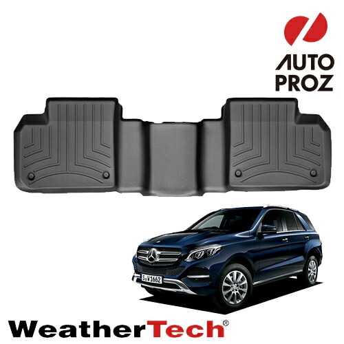 フロアマット メルセデスベンツ GLEクラス 2015-2019年式 W166 SUVに適合 2列目 フロアライナー ブラック WeatherTech 正規品