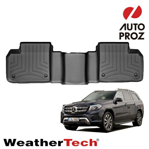 フロアマット メルセデスベンツ GLSクラス 2015-2019年式 X166に適合 2列目 フロアライナー ブラック WeatherTech 正規品