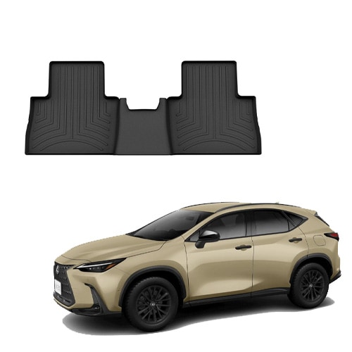 フロアマット レクサス NX ガソリン車 2022年式以降現行 2列目 フロアライナー ブラック WeatherTech ウェザーテック 正規品