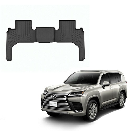 フロアマット レクサス LX600 J310 7人乗り 2022年以降現行 2列目 フロアライナー ブラック WeatherTech ウェザーテック 正規品