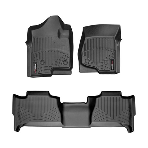 フロアマット キャデラック エスカレード 左ハンドル用 2007-2013年 2列セット フロアライナー ブラック WeatherTech 正規品