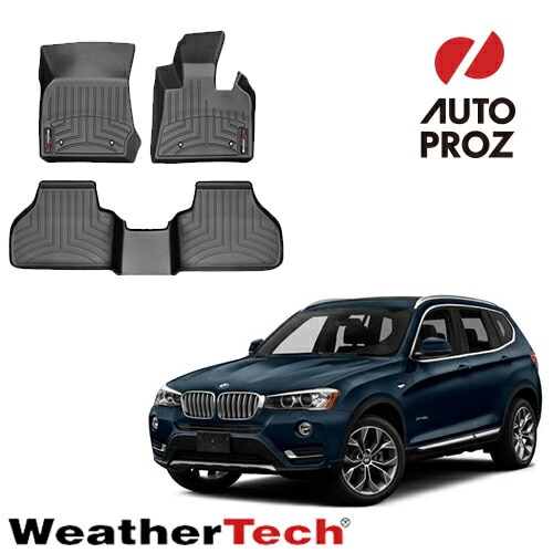 フロアマット BMW X3 F25 2014-2017年式 2列セット フロアライナー ブラック WeatherTech 正規品
