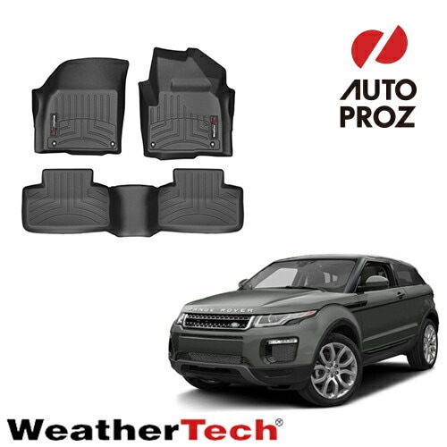 フロアマット ランドローバー レンジローバー イヴォーク L538 2012-2019年 右ハンドル用 2列セットブラック WeatherTech 正規品