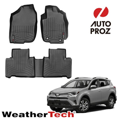 トヨタ RAV4 2016年 2017年 2018年 2019年 ステンレス フロント リア バンパー デュフューザー プロテクター ガード プレート バンパー カバー 車用LEDバンパーリフレクターライト1組、トヨタRAV4 2016 2017 2018