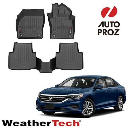 フロアマット フォルクスワーゲン パサートB8 2015年以降 2列セット フロアライナー ブラック WeatherTech ウェザーテック 正規品