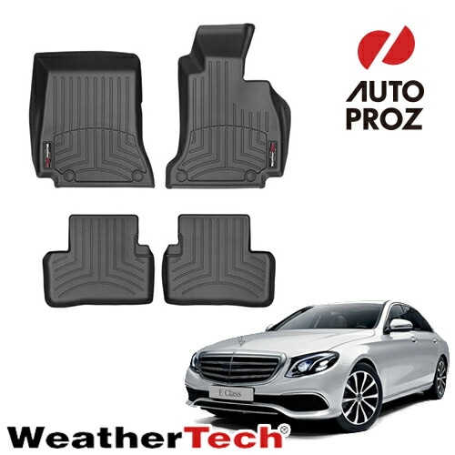 フロアマット メルセデスベンツ Eクラス W213/S213 2016年式以降現行 右ハンドル用 2列セット フロアライナー ブラック WeatherTech 正規品