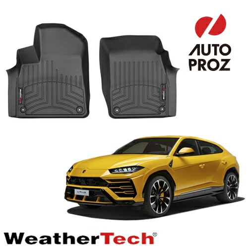 フロアマット ランボルギーニ ウルス 2018年式以降現行 左ハンドル用 1列目 フロアライナー ブラック WeatherTech 正規品