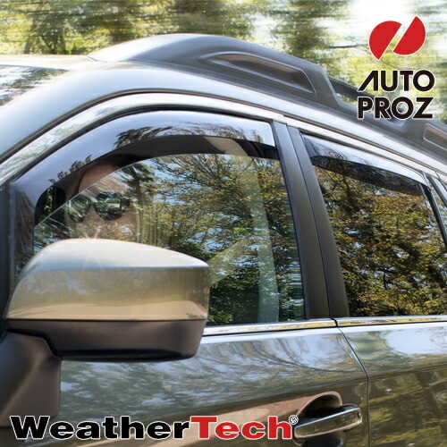 WeatherTech 正規品 ホンダ CR-V 2017年式以降現行 サイドバイザー ドアバイザー はめ込み式タイプ フロント リアセット