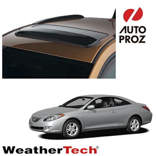 サンルーフディフレクター トヨタ カムリ ソラーラー クーペ XV30型 2004-2008年式 ダークスモーク WeatherTech ウェザーテック 正規品