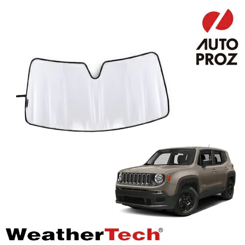 WeatherTech 正規品 ジープ レネゲード 2015年式以降現行 フロントサンシェード