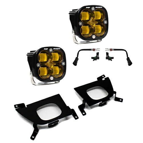 LED フォグライト キット シボレー シルバラード 2019年以降現行 Squadron SAE ワイドコーナリングライト アンバー BajaDesigns バハデザイン 正規品