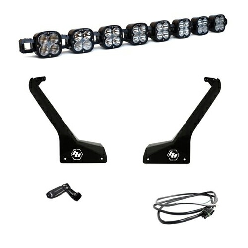 ルーフマウント LED ライト キット ジープ JLラングラー JTグラディエーター アップフィッタースイッチ付車両 XL Linkable 8連ライトバー BajaDesigns 正規品