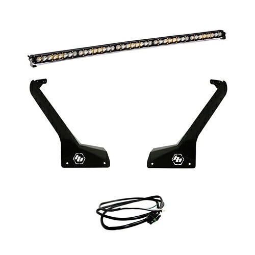 ルーフマウント LED バーライト キット ジープ JLラングラー JTグラディエーター アップフィッタースイッチ付車両 S8 50インチ ライトバー BajaDesigns 正規品