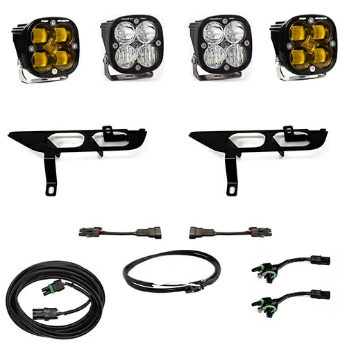 LED フォグライト フォード F-150 DRLなし アップフィッター付車両 2021年以降現行 Squadron SAE Squadron Sport マルチパターン アンバー BajaDesigns 正規品