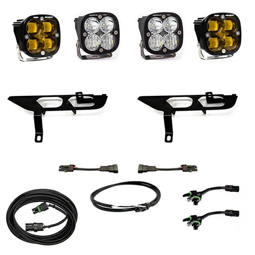 LED フォグライト フォード F-150 DRLなし アップフィッター付車両 2021年以降現行 Squadron SAE Squadron Pro マルチパターン アンバー BajaDesigns 正規品