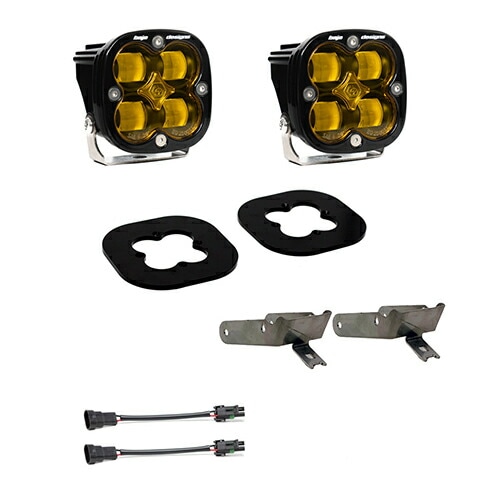 LED フォグライト キット フォード F-250 F-350 スーパーデューティー 2011-2016年 Squadron SAE ワイドコーナリングライト アンバー BajaDesigns 正規品