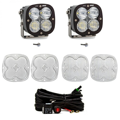Aピラーマウント LED ライト キット フォード ブロンコ 2021年以降現行 XL80 ドライビングコンボライト その他照射パターンレンズ付き BajaDesigns 正規品