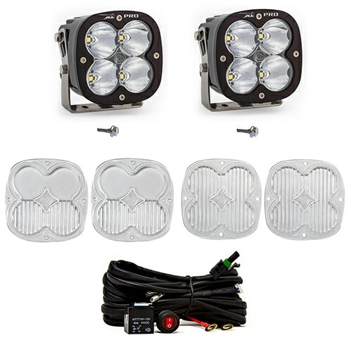 Aピラーマウント LED ライト キット フォード ブロンコ 2021年以降現行 XL Pro スポットライト その他照射パターンレンズ付き BajaDesigns 正規品