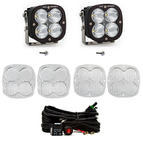 Aピラーマウント LED ライト キット フォード ブロンコ 2021年以降現行 XL Sport スポットライト その他照射パターンレンズ付き BajaDesigns 正規品