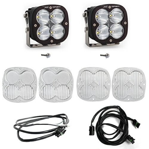 Aピラーマウント LED ライト フォード ブロンコ アップフィッター付車両 2021年以降現行 XL Sport スポット その他照射パターンレンズ付き BajaDesigns 正規品