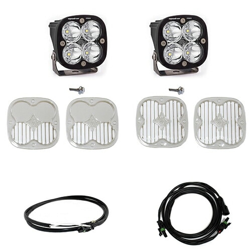 Aピラーマウント LED ライト フォード ブロンコ アップフィッター付車両 2021年以降 Squadron Pro スポット その他照射パターンレンズ付き BajaDesigns 正規品