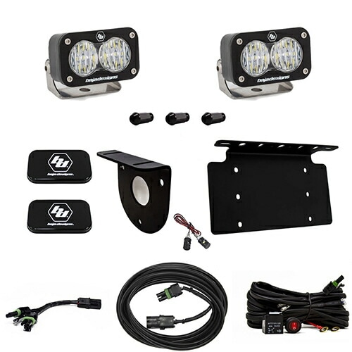 スペアタイヤマウント LED ライト フォード ブロンコ 2021年以降現行 S2 Sport ワイドコーナリングライト ライセンスプレートマウント付き BajaDesigns 正規品