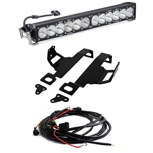 フロントバンパーマウント LED バーライト キット フォード F-250 F-350 スーパーデューティー 2011-2016年 OnX6 20インチ ライトバー BajaDesigns 正規品