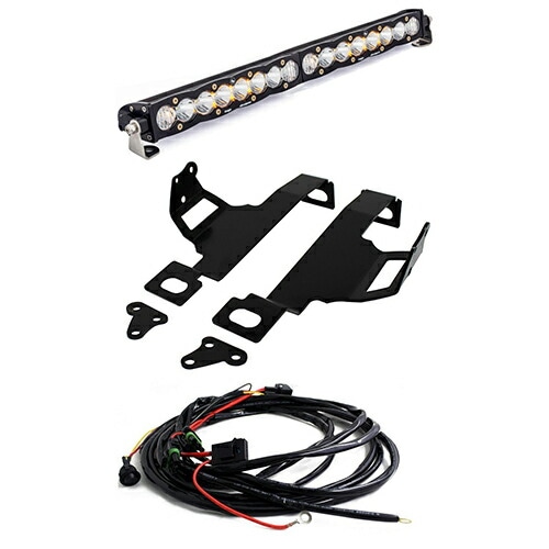フロントバンパーマウント LED バーライト キット フォード F-250 F-350 スーパーデューティー 2011-2016年 S8 20インチ ライトバー BajaDesigns 正規品