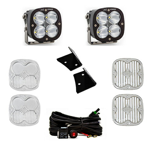 Aピラーマウント LED ライト キット ジープ JKラングラー 2007-2018年 XL Pro スポットライト その他照射パターンレンズ付き BajaDesigns 正規品